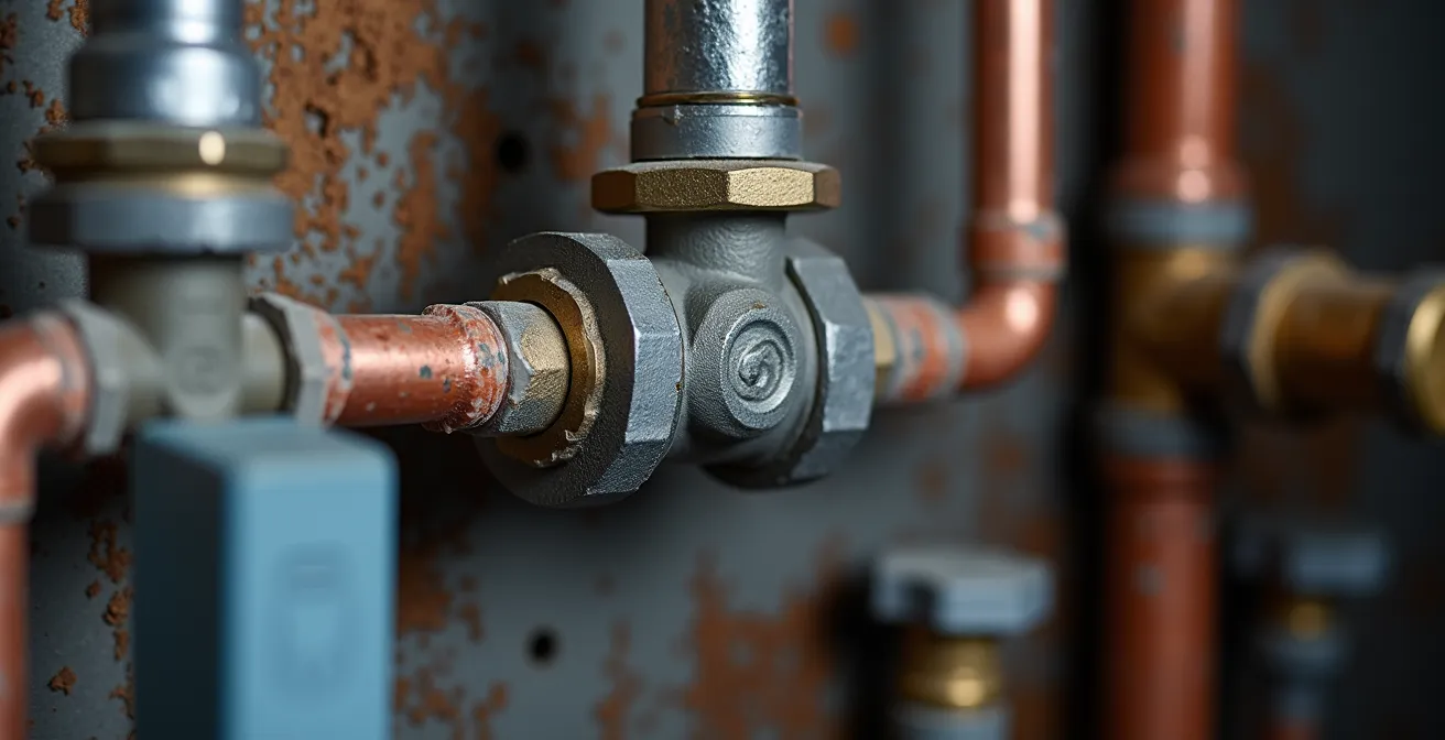 Installation de valve intelligente et système de protection antigel dans sous-sol de chalet québécois