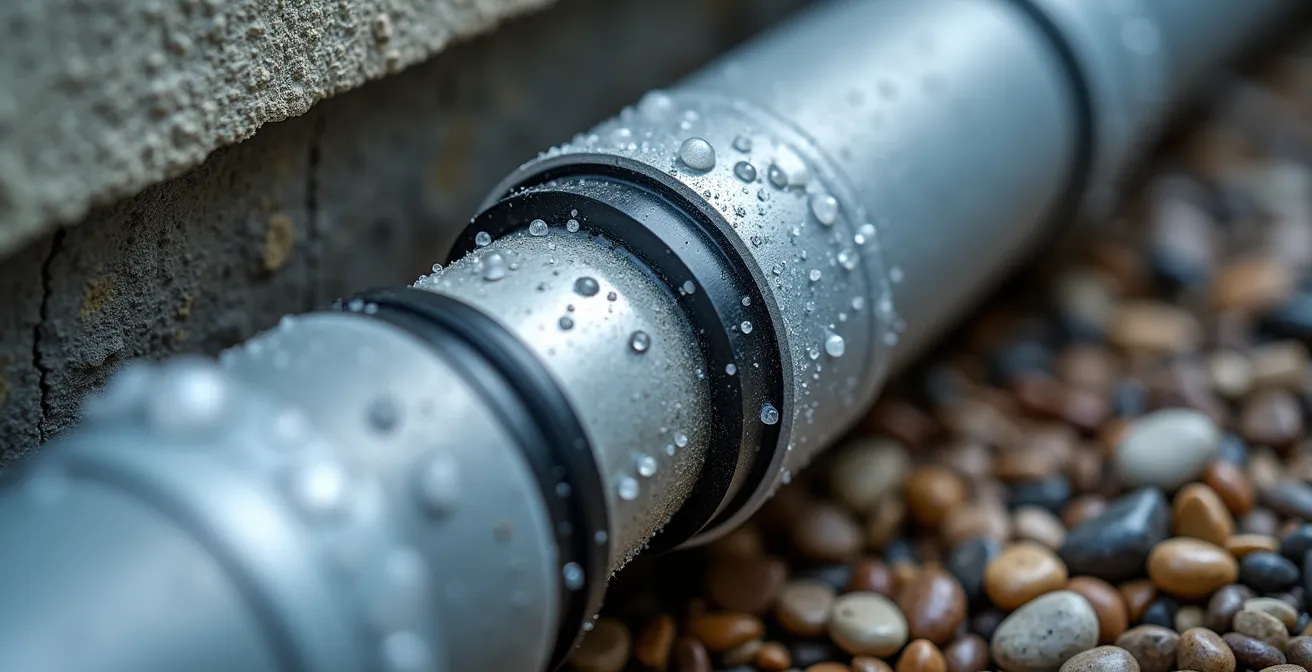 Installation technique d'un système de récupération d'eau de pluie adapté au climat québécois avec citerne enterrée et protection antigel
